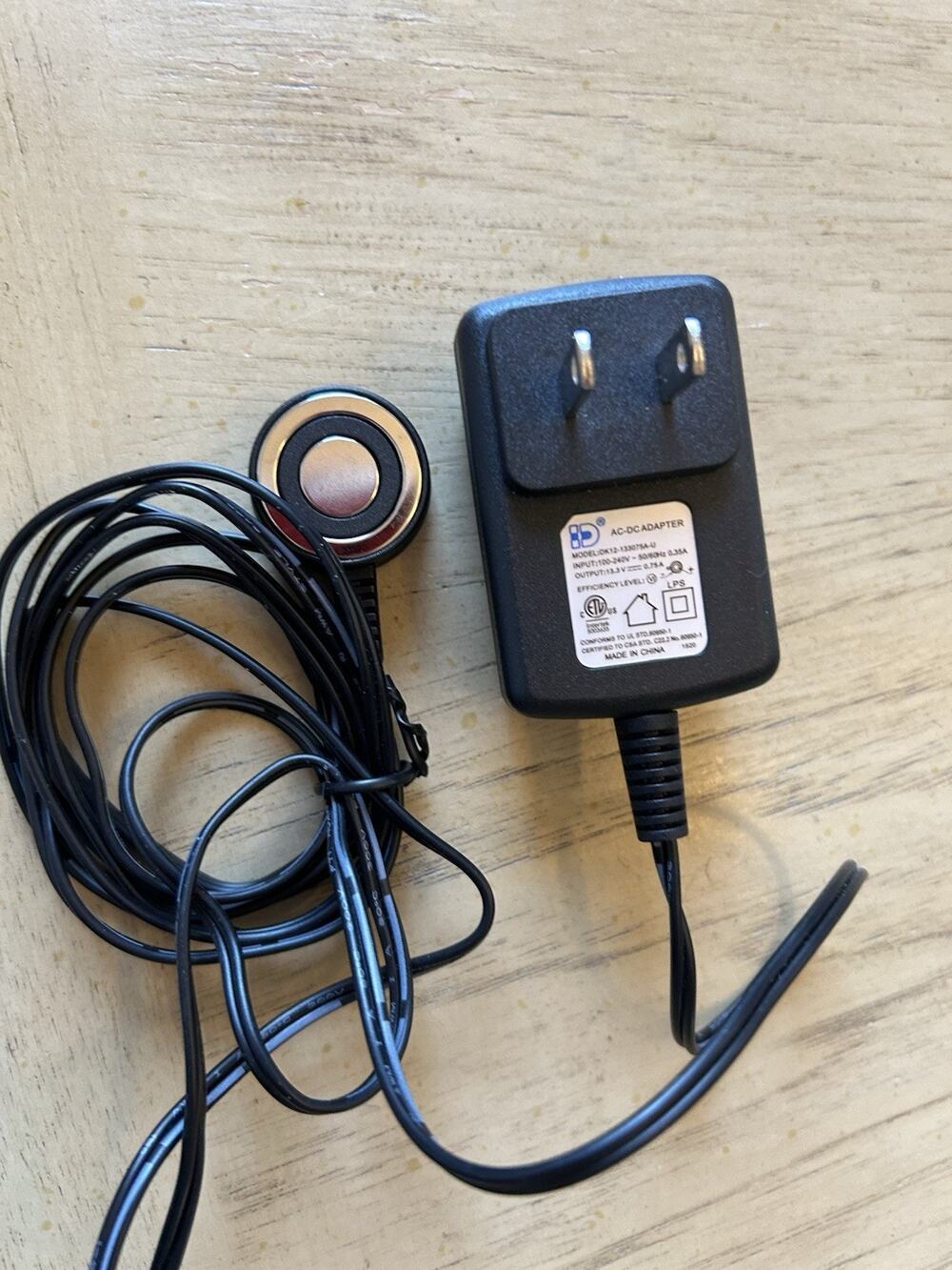 Genuine Shark AC Adapter DK12-133075A-U Power Cord Plug